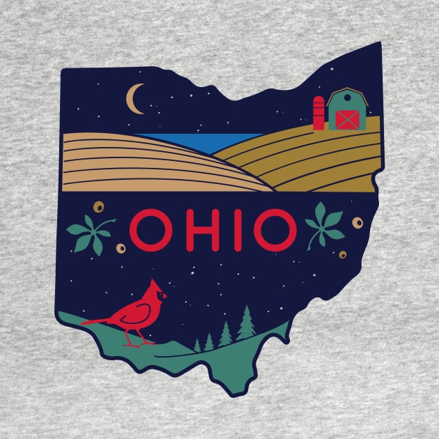 Great State of Ohio nature graphic by luckybengal